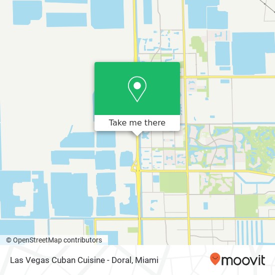 Las Vegas Cuban Cuisine - Doral map