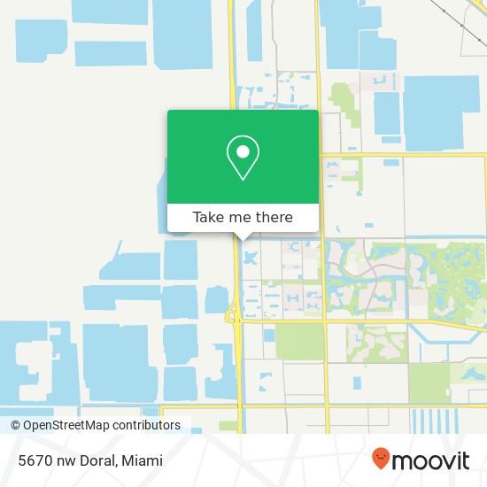 5670 nw Doral map