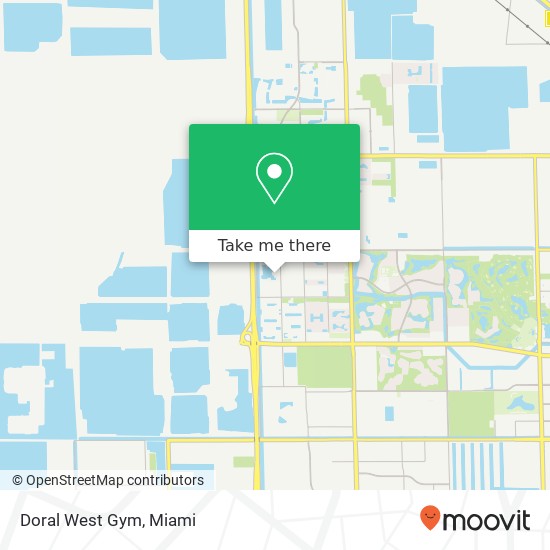 Doral West Gym map
