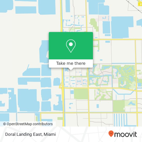 Mapa de Doral Landing East