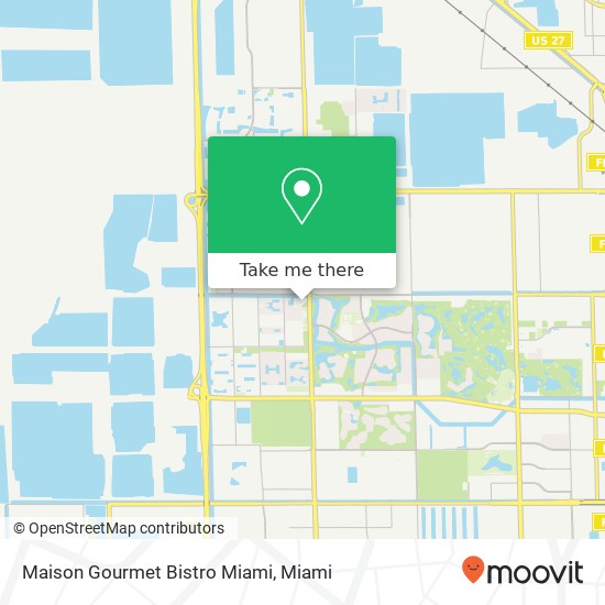 Mapa de Maison Gourmet Bistro Miami