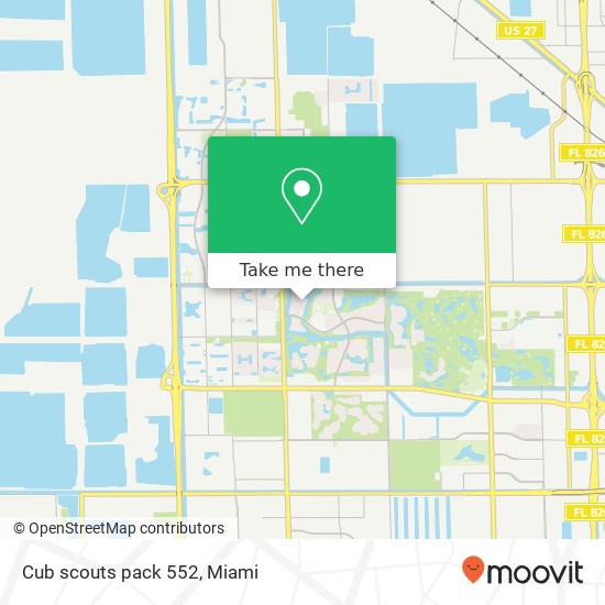 Mapa de Cub scouts pack 552