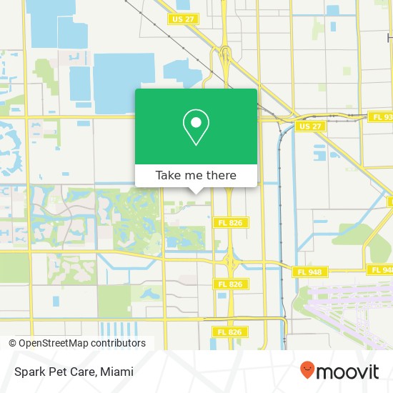 Spark Pet Care map