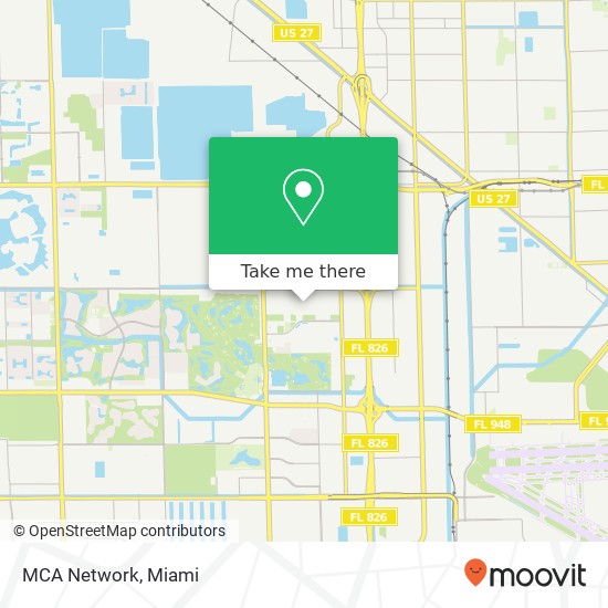 Mapa de MCA Network