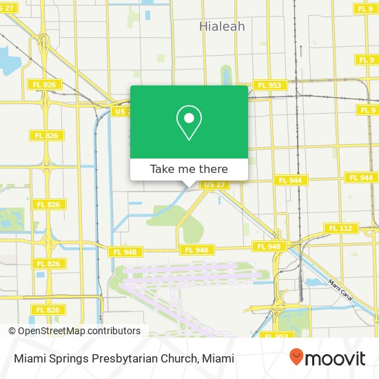 Mapa de Miami Springs Presbytarian Church