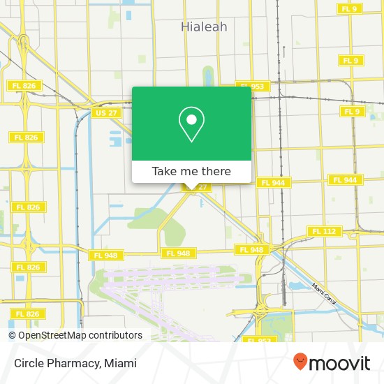 Mapa de Circle Pharmacy