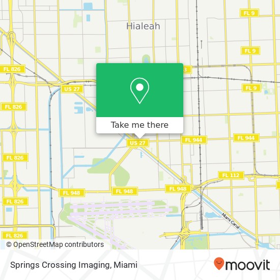 Mapa de Springs Crossing Imaging