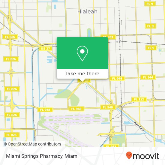 Miami Springs Pharmacy map