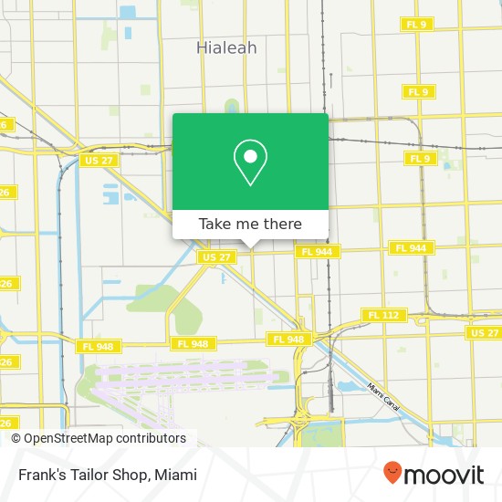 Mapa de Frank's Tailor Shop