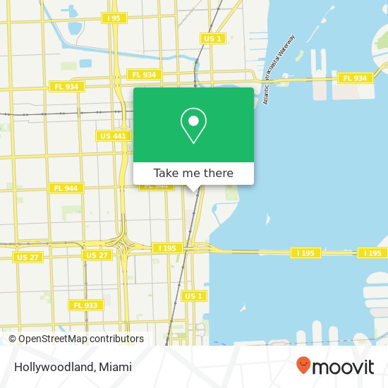 Mapa de Hollywoodland