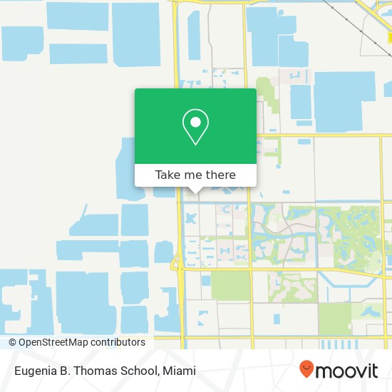 Mapa de Eugenia B. Thomas School