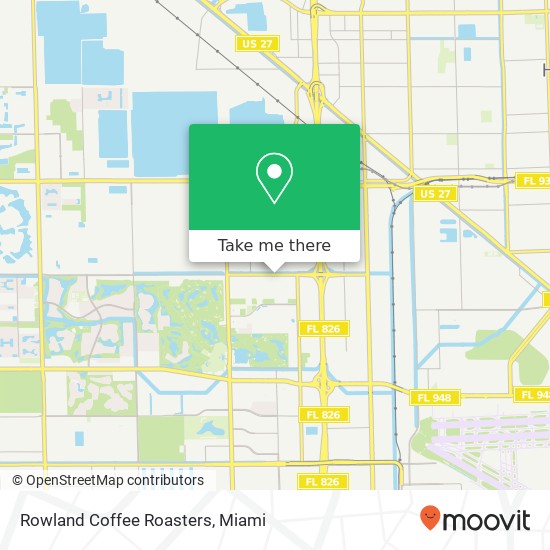 Mapa de Rowland Coffee Roasters