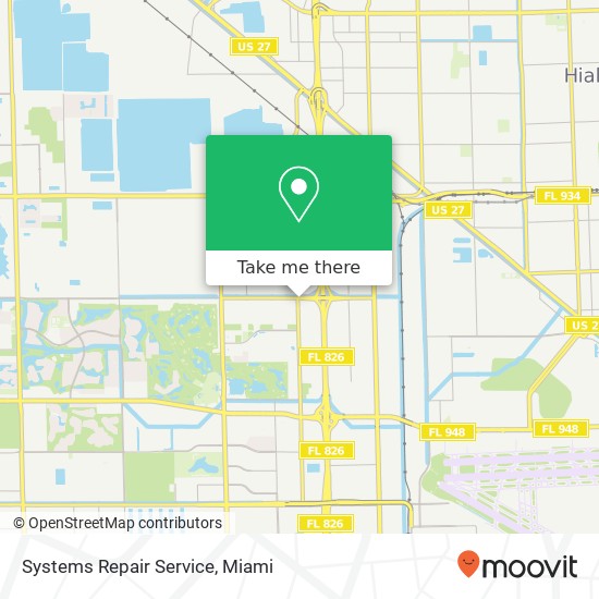 Mapa de Systems Repair Service