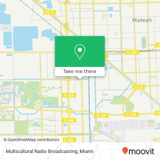 Multicultural Radio Broadcasting map