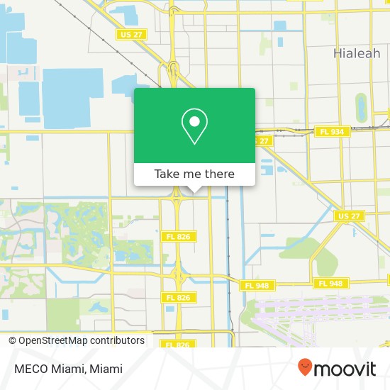 MECO Miami map