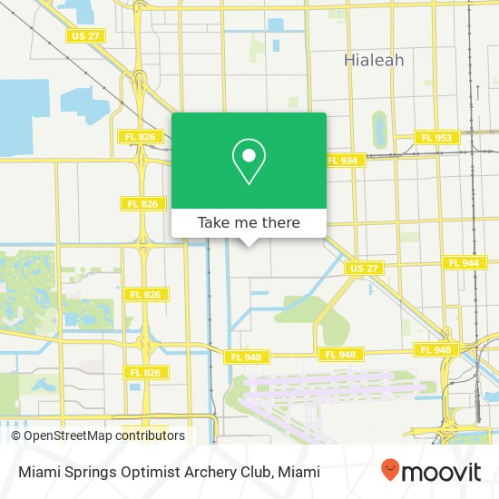 Mapa de Miami Springs Optimist Archery Club