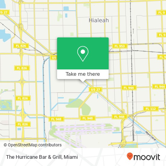 Mapa de The Hurricane Bar & Grill