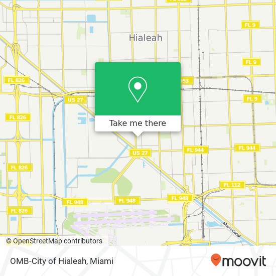 OMB-City of Hialeah map