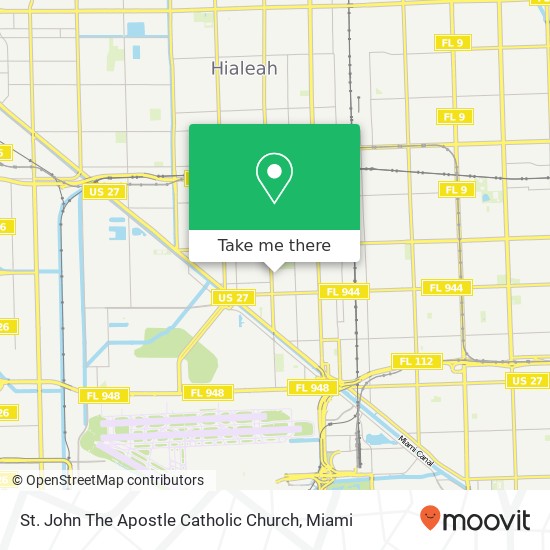 Mapa de St. John The Apostle Catholic Church