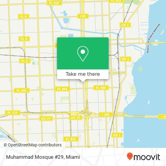 Muhammad Mosque #29 map