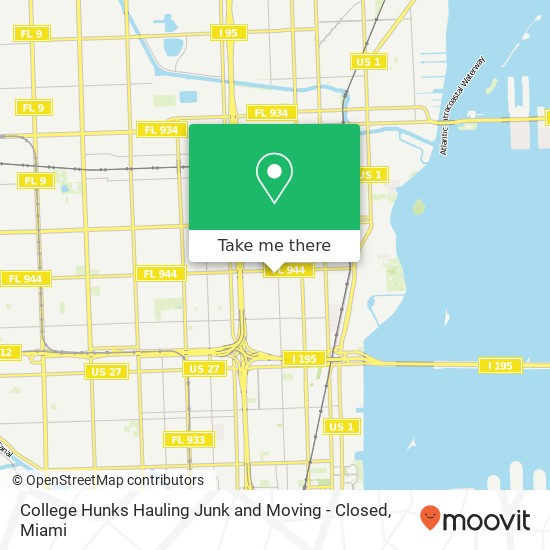 Mapa de College Hunks Hauling Junk and Moving - Closed