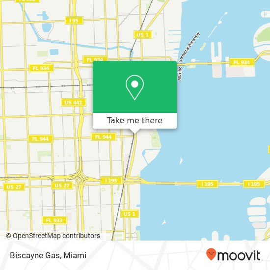 Mapa de Biscayne Gas