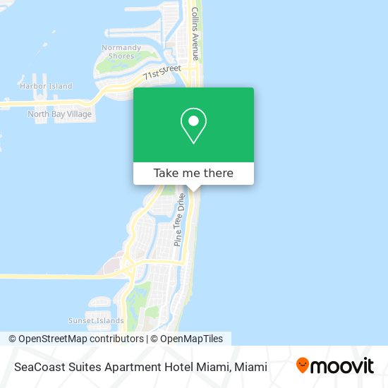 Mapa de SeaCoast Suites Apartment Hotel Miami