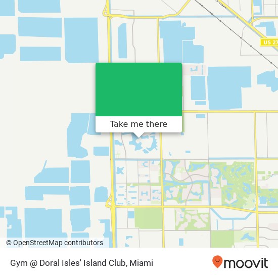 Gym @ Doral Isles' Island Club map