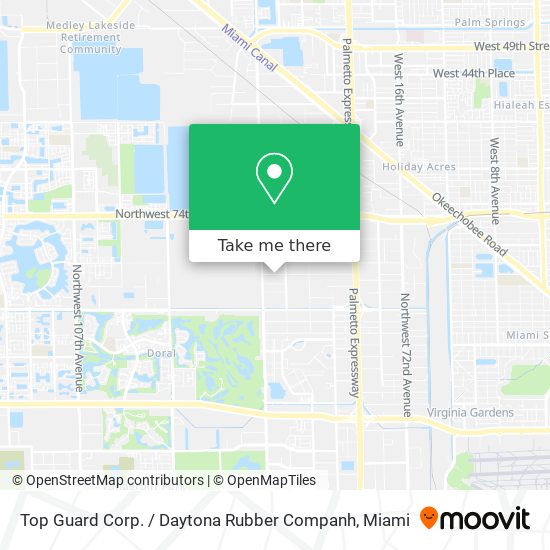 Top Guard Corp. / Daytona Rubber Companh map