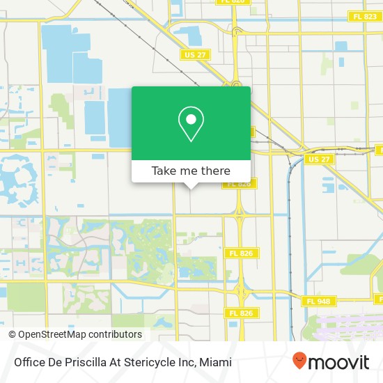 Office De Priscilla At Stericycle Inc map