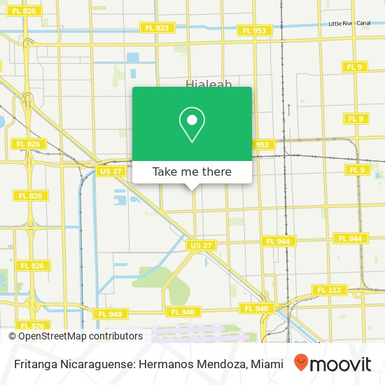 Mapa de Fritanga Nicaraguense: Hermanos Mendoza
