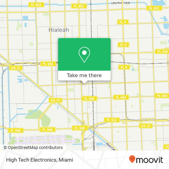 High Tech Electronics map