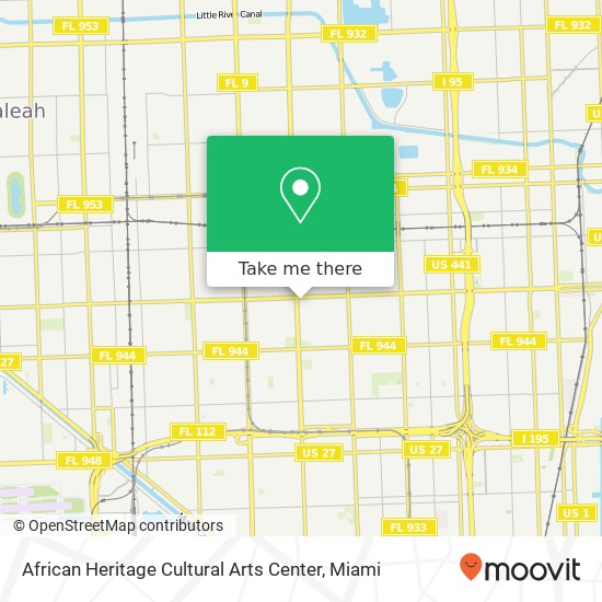 African Heritage Cultural Arts Center map