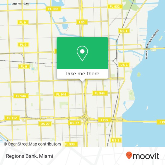 Regions Bank map