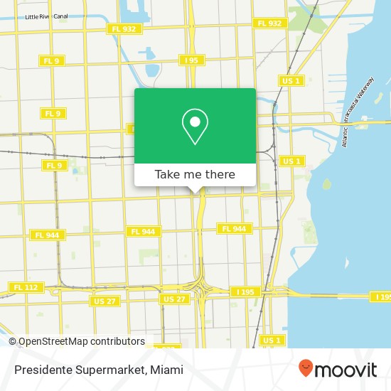 Presidente Supermarket map