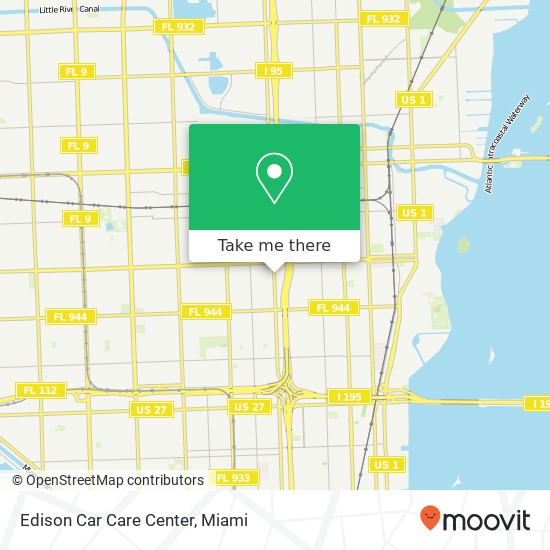 Mapa de Edison Car Care Center