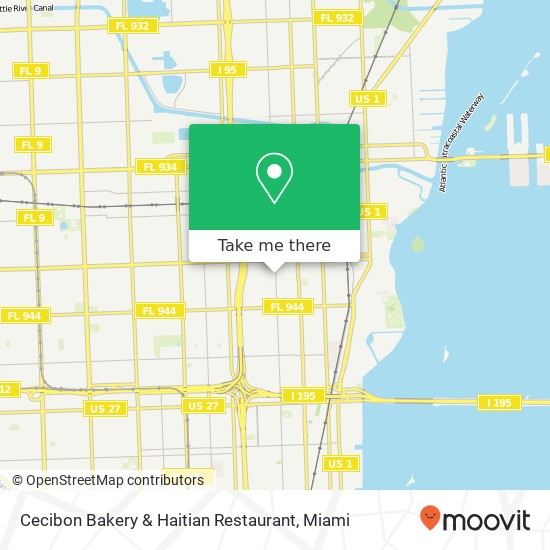 Cecibon Bakery & Haitian Restaurant map