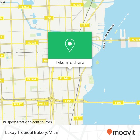 Mapa de Lakay Tropical Bakery