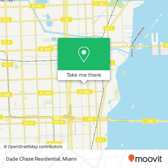 Dade Chase Residential map