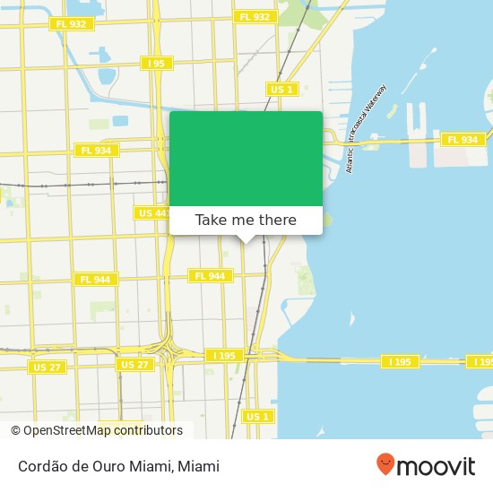 Cordão de Ouro Miami map