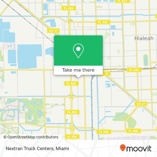 Nextran Truck Centers map