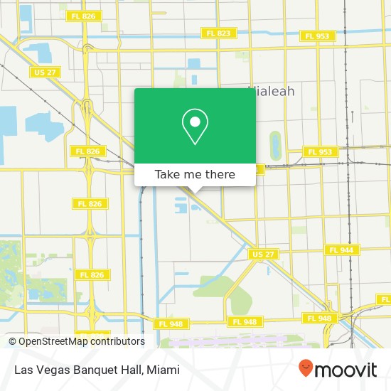 Mapa de Las Vegas Banquet Hall