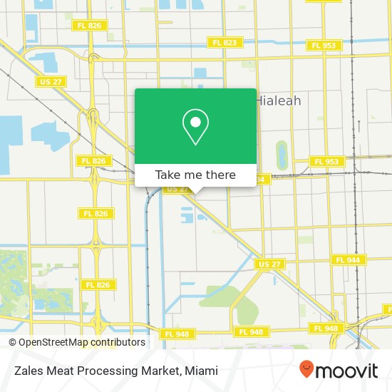 Zales Meat Processing Market map