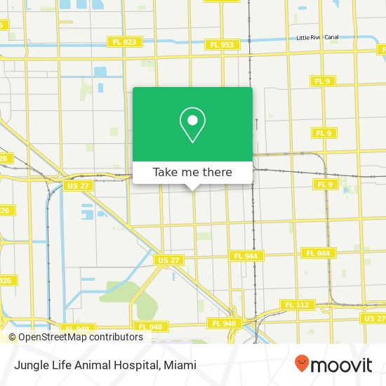 Jungle Life Animal Hospital map