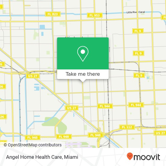 Mapa de Angel Home Health Care