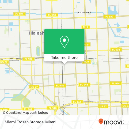 Mapa de Miami Frozen Storage