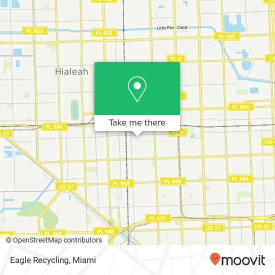 Eagle Recycling map