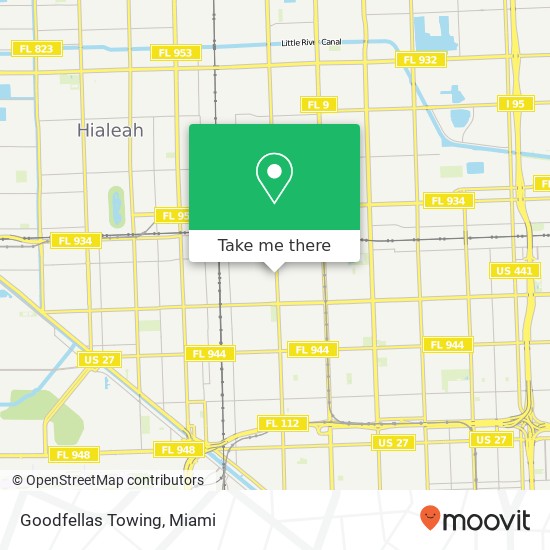 Goodfellas Towing map