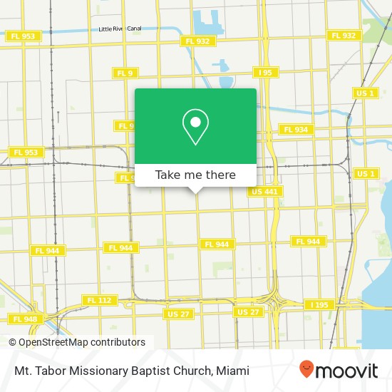 Mt. Tabor Missionary Baptist Church map