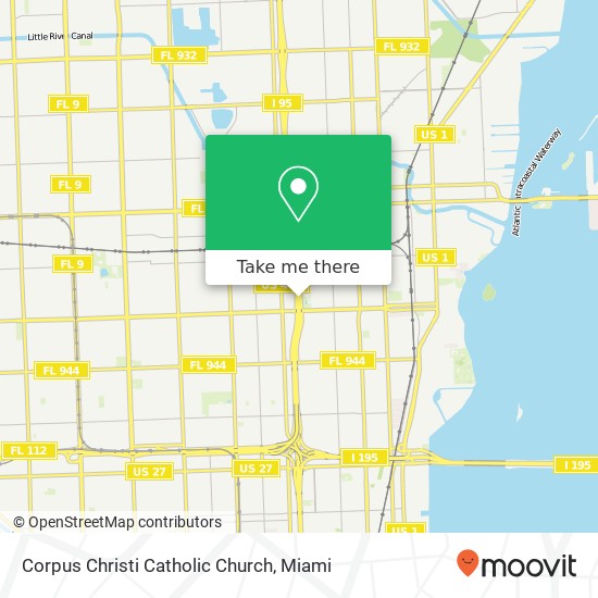 Mapa de Corpus Christi Catholic Church
